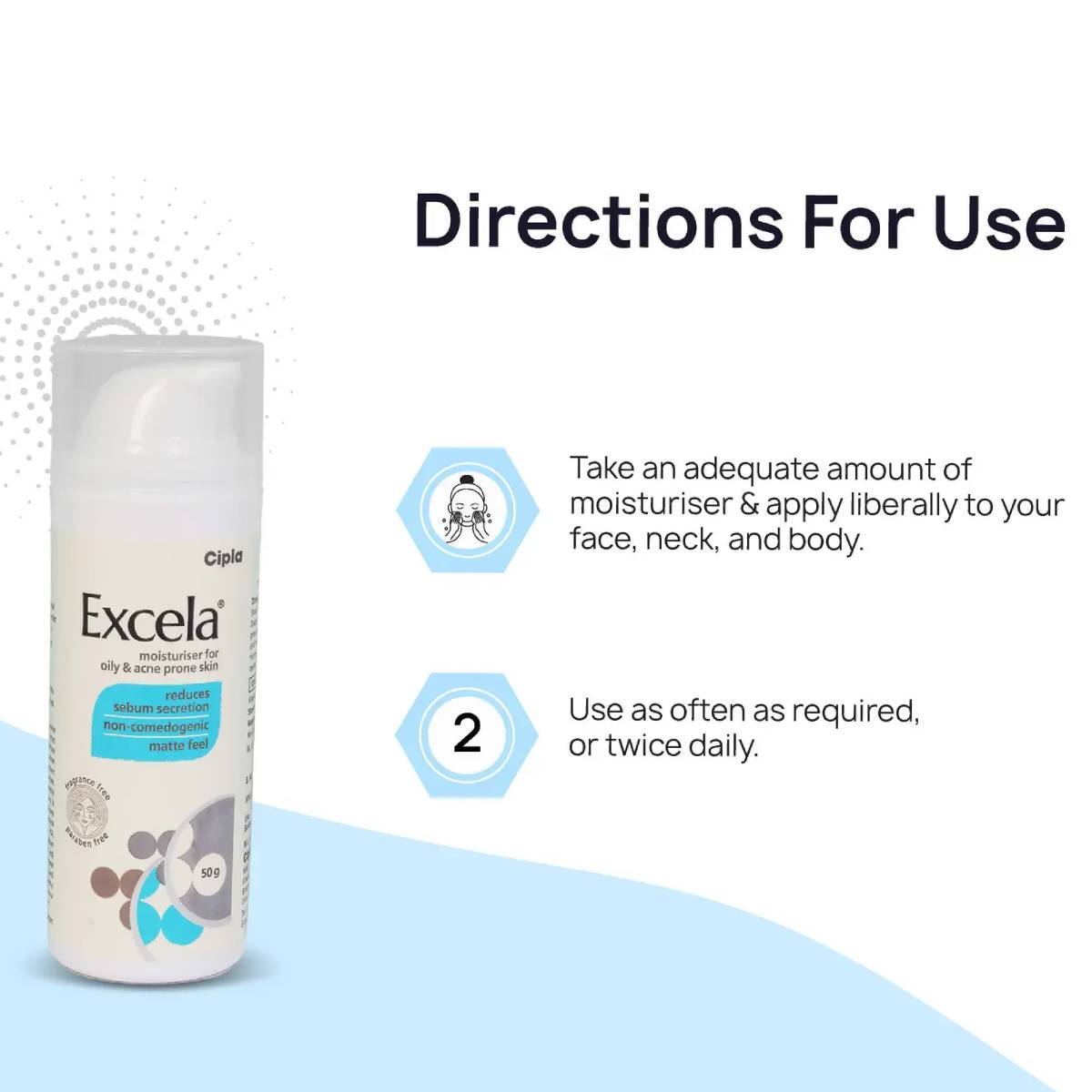 Excela Moisturiser for Oily & Acne Prone Skin