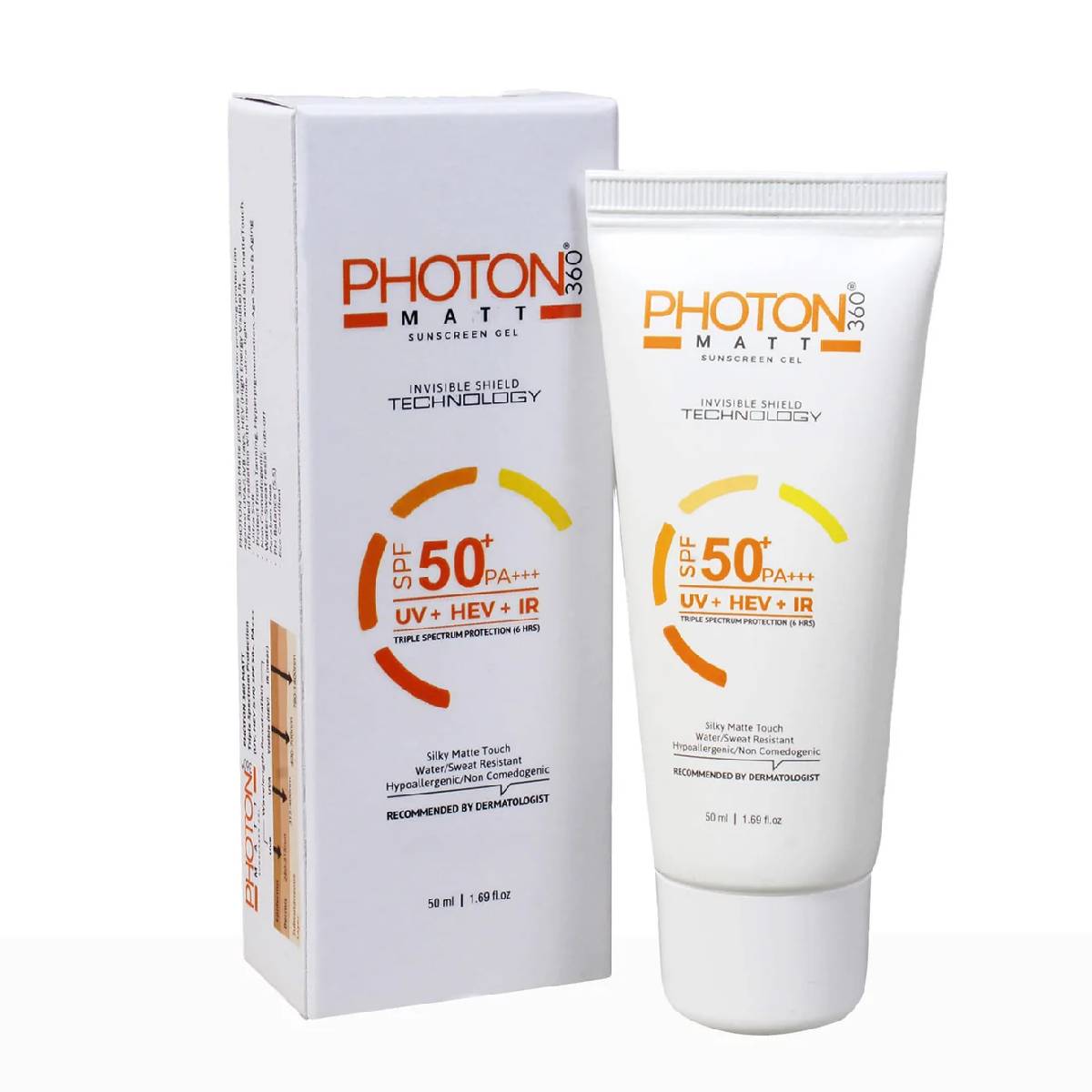 Photon 360 Matte Sunscreen Gel SPF 50+ PA+++