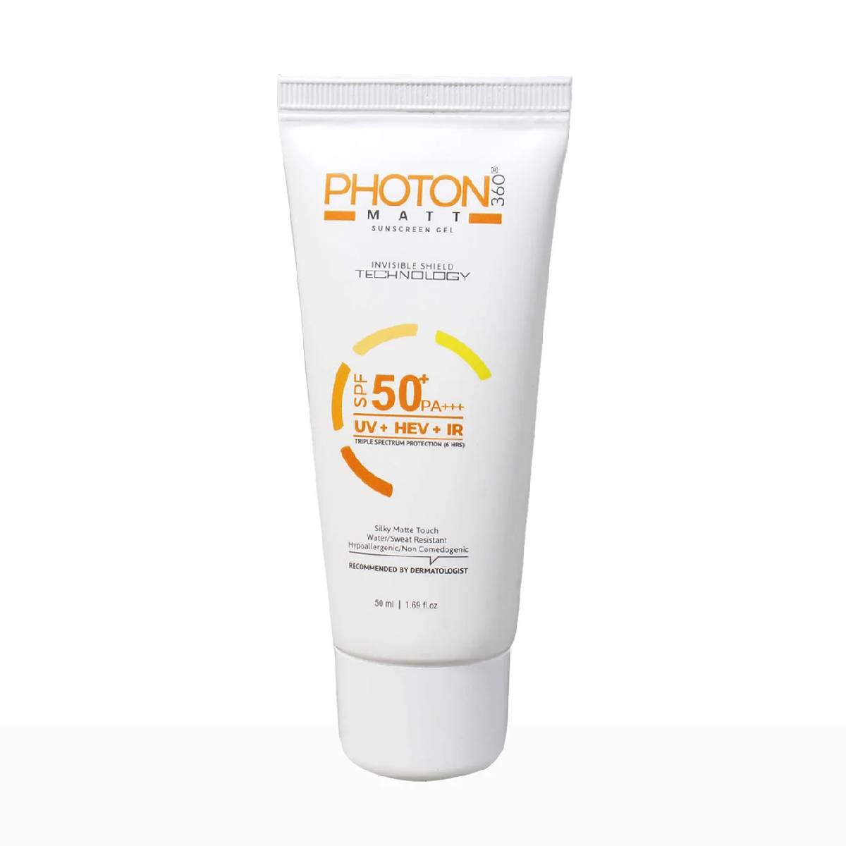 Photon 360 Matte Sunscreen Gel SPF 50+ PA+++